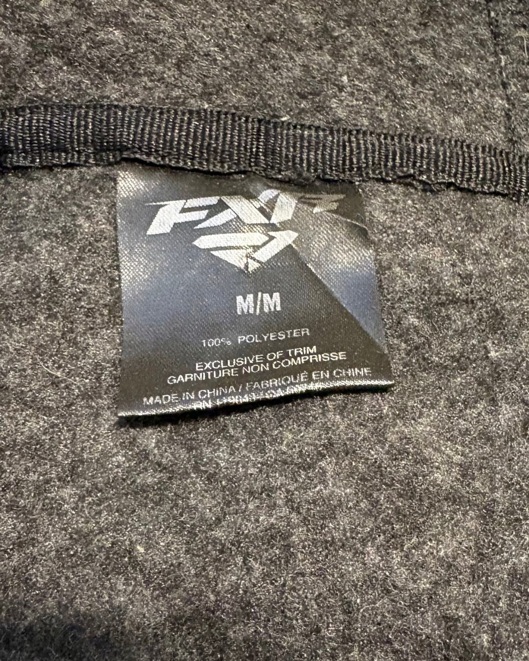 FXR Women’s Full-Zip Hoodie – Grey Heather with Pink Accents (Size M)