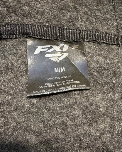 FXR Women’s Full-Zip Hoodie – Grey Heather with Pink Accents (Size M)