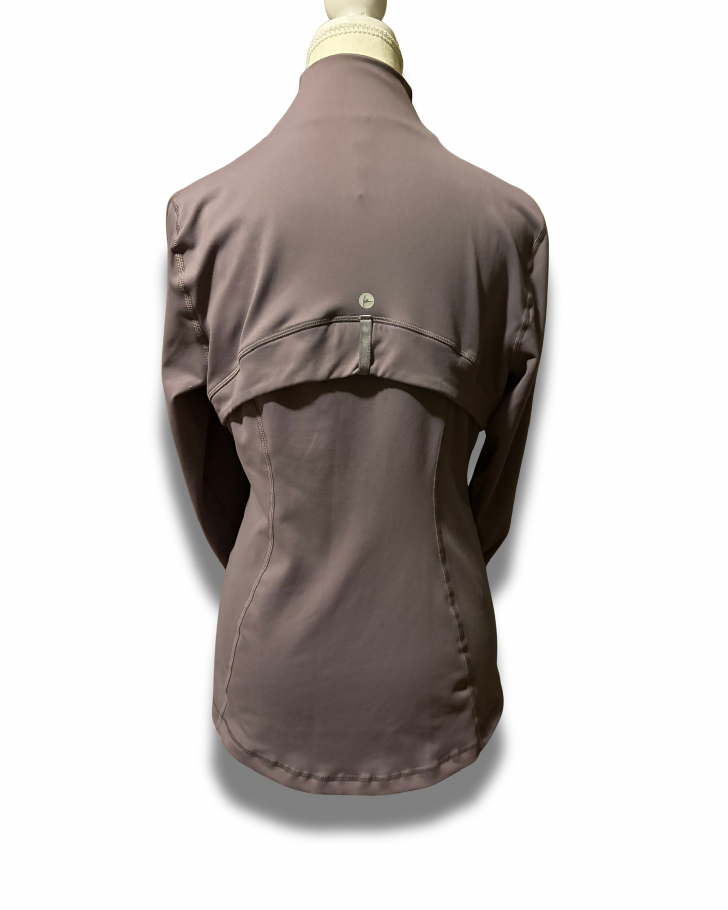Performance Zip Jacket – Women’s Athletic Fit M (Taupe)
